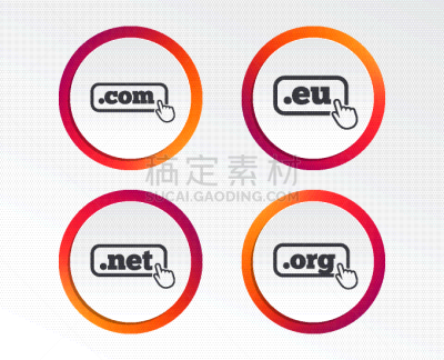 com域名,标志,平坦的,网,信息图表,不明确的地点,电子邮件,代币,技术