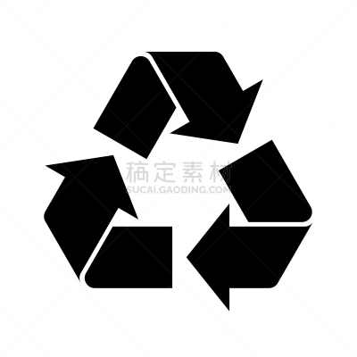 简单,循环利用,白色背景,循环符号,计算机图标,标志,黑色,符号,生物学,一次性物品