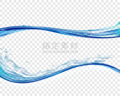 波浪,水,纹理效果,波纹,水下,矢量,地形,夏天,蓝色,溅