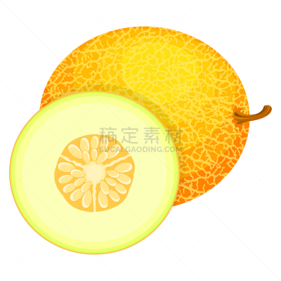 式样,绘画插图,清新,有机食品,完整,卡通,瓜,水果,矢量