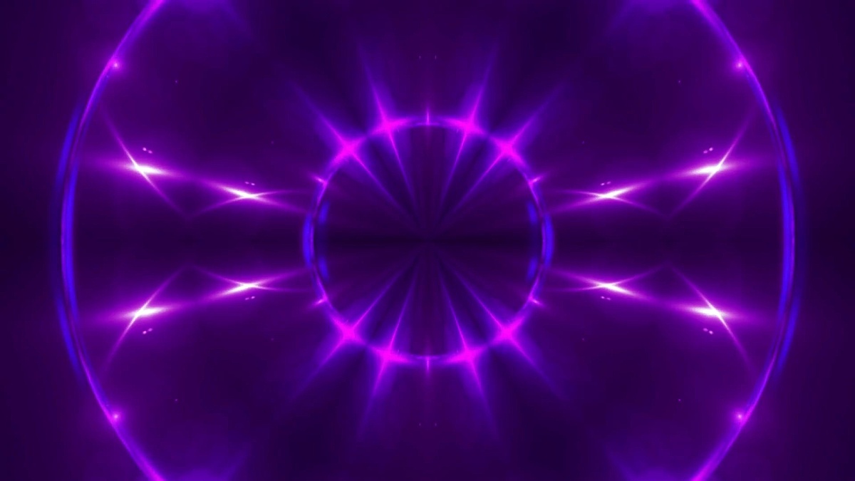 摘要背景用VJ分形紫罗兰色万花筒。3D渲染数字背景