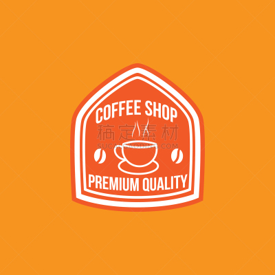 咖啡,餐馆,品牌名称,商店,图标,茶,商务,华丽的,复古