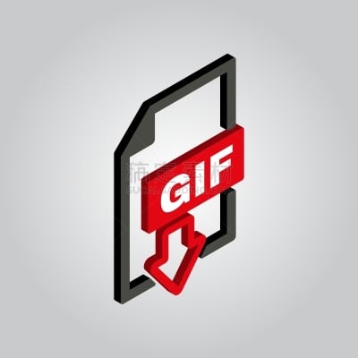 GIF动图,图标,文件,三维图形,平坦的,概念,技术,图像,下载
