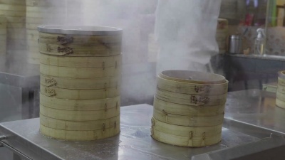 中国餐馆的厨房