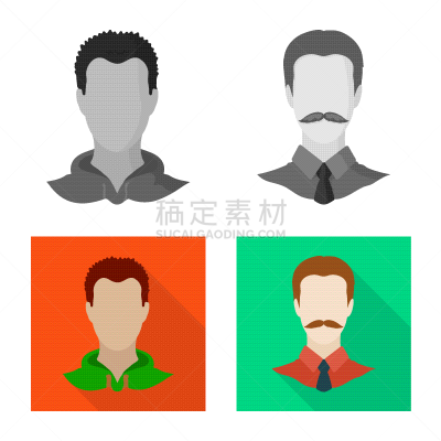 标志,设计师,分离着色,假发,衬衫,男人,肖像,图像,摄影,收集