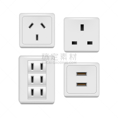 模板,现代,三维图形,白色,空白的,矢量,开关,复杂,布置,写实