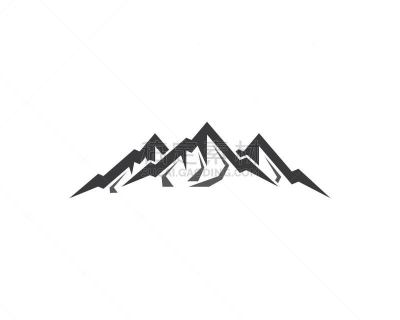 绘画插图,矢量,山,计算机图标,蓝色,清新,生物学,环境保护,金融,运动