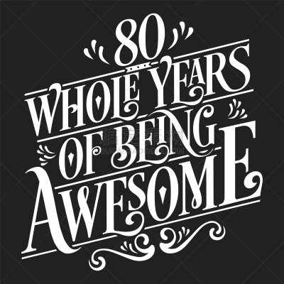 周年纪念,完整,第八十岁生日,矢量,非凡的,数字80,商务,事件,华贵,灵感