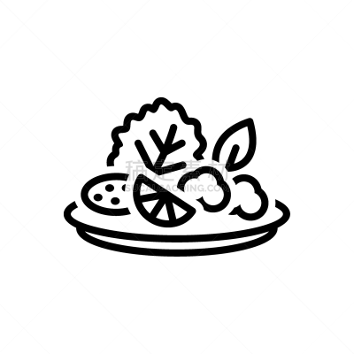 蔬菜,沙拉,菜单,符号,清新,健康食物,食品,计算机图标,图像,盘子