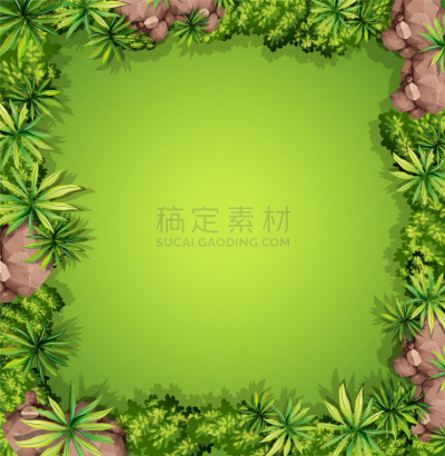 航拍视角,风景,园林,分离着色,自然,灌木,艺术,叶子,树梢,设计
