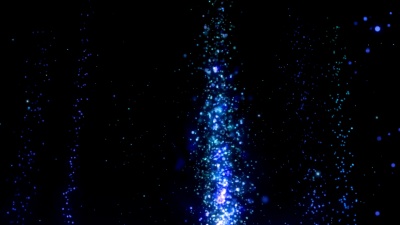 抽象发光颗粒组成