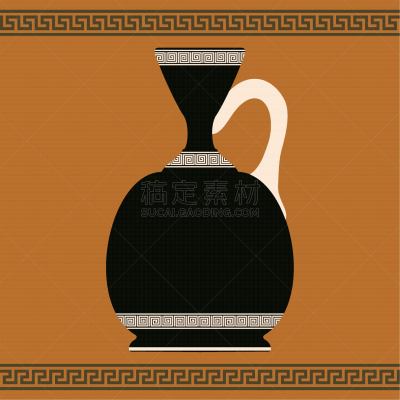 花瓶,希腊,厨房器具,高雅,瓷器,奥林匹士山,模板,餐具,装饰