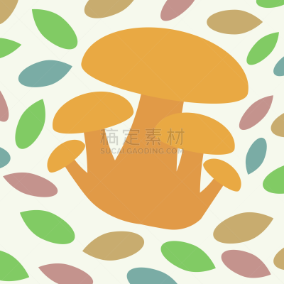 蘑菇,秋天,绘画插图,森林,矢量,蔬菜,纺织品,灰色,食品,成分