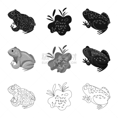 野生动物,标志,藓沼,环境,青蛙,动物,牛蛙,湖,设计,布置