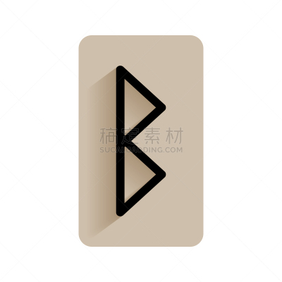 字母,信函,图标,平坦的,分离着色,神符,秘密,古老的,中世纪时代