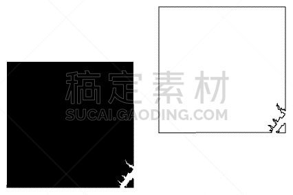 德克萨斯,俄克拉何马州的穆尔镇,边界,现代,草图,城市,乱画,剪影