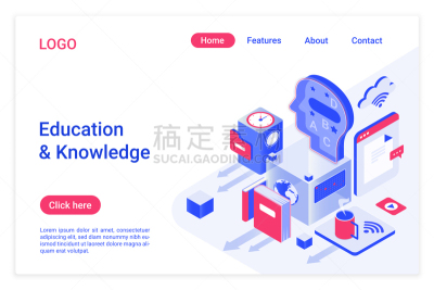 概念,专门技术,个性,现代,书页,模板,电子培训,服务,准备,教育