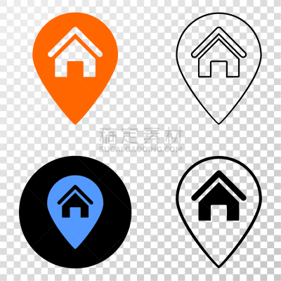房屋,距离标记,计算机图标,自然,房地产,建筑外部,符号,办公大楼,剪影