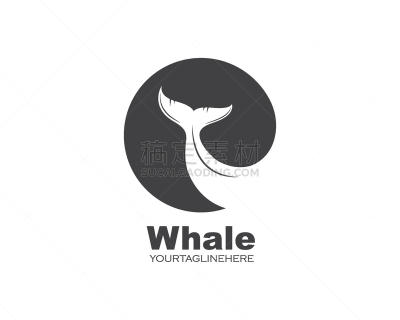 绘画插图,鲸,矢量,尾鳍,图标,式样,海洋生命,野生动物,逆戟鲸,海豚