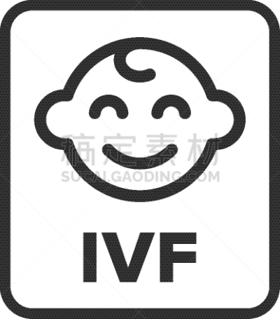 人工授精,图标,矢量,儿童,疤,卵子,图像,标志,实验室