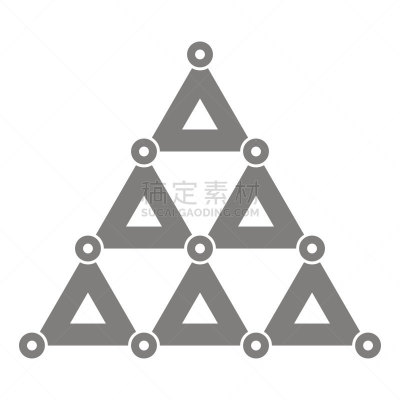 矢量,图标,毕达哥拉斯,哲学家,数学家,形状,几何形状,三角形,角度,知识