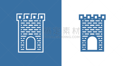 欧洲,中世纪时代,苏格兰,城堡,白色,分离着色,福克尔克,风景