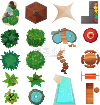 计划书,地形,顶部,风景,建筑外部,图像,公园,家具,桌子,布置