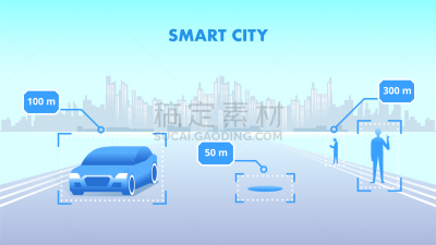 智慧城市,都市风景,公寓,商务,计算机,汽车,环境,交通,云,沟通