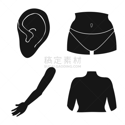 部分,分离着色,符号,人造物,肚子,女人,肘,耳炎,布置