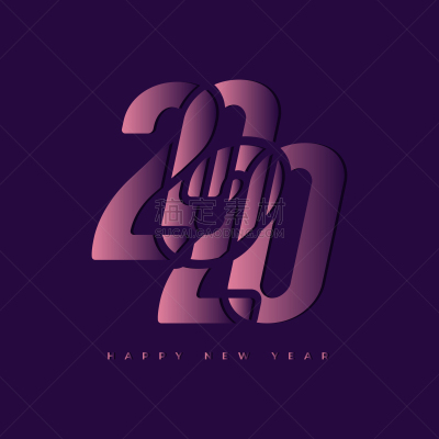 2020,文字,新年前夕,日历,进出港显示牌,传单,信函,模板,设计,问候