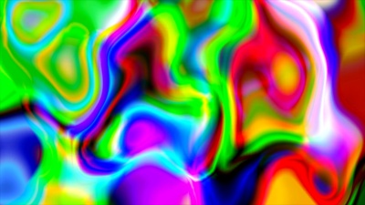 抽象的迷幻背景。3D渲染