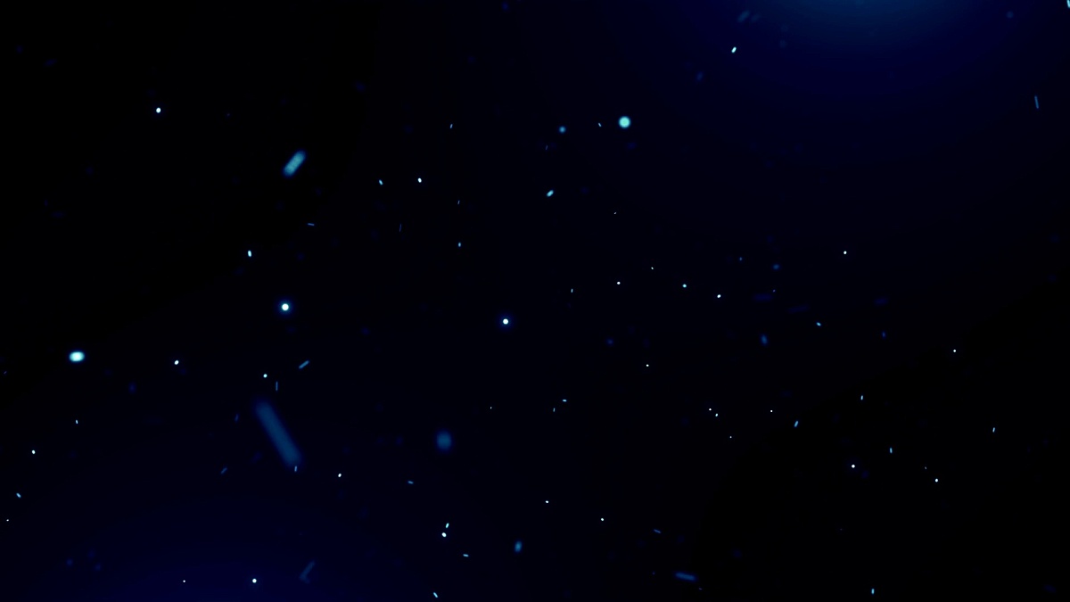 粒子蓝尘抽象光bokeh运动标题电影背景循环