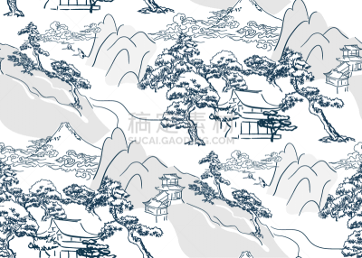 日本,东方人,式样,地形,草图,寺庙,华丽的,传统