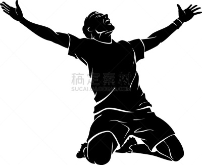 足球运动,运动员,球门,暗色,运动,背景分离,菲律宾,全身像,绘画插图,张开手臂