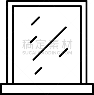 轮廓,窗户,时尚,计算机图标,明亮,白色,黑色,塑胶,闪亮的,清洗
