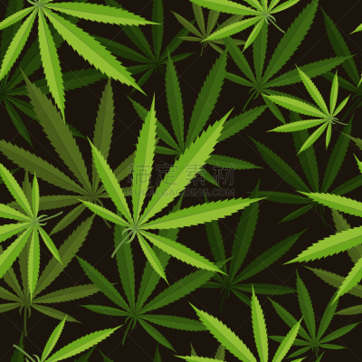叶子,四方连续纹样,瘾君子,绿色,式样,健康保健,自然,重复