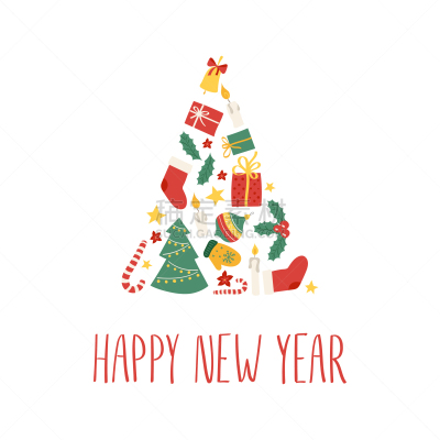 新年,圣诞树,高雅,玩具,糖果,云杉,品牌名称,圣诞老公,复古,花