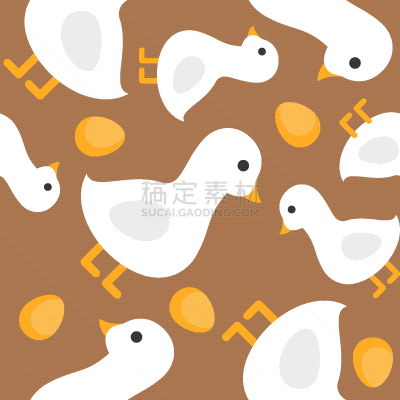 豆茎,黄金,卵,鹅肉,扁平化设计,可爱的,矢量,宠物商店,图像,背景幕