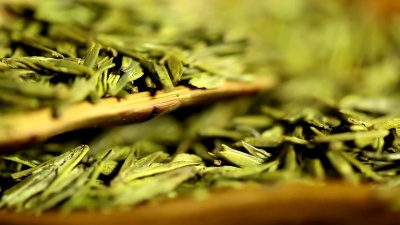 绿茶。拼贴。
