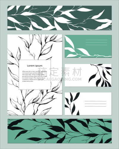 现代,自然,式样,装饰品,布告栏,轮廓线画,身份,花纹