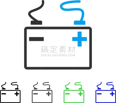 平坦的,计算机图标,酸,设计元素,矢量,电池,车用蓄电池,动物出击,图像,电