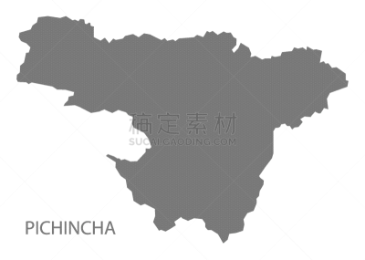 厄瓜多尔,皮钦查,灰色,现代,绘画插图,城市,办公室,剪影