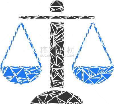 三角形,抽象拼贴画,质量,秤,测量工具,法官,多样,比较,决定
