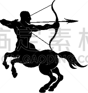 箭术,摆拍,半人马座,男人,天文学,动物,拿着,矢量,马,算命