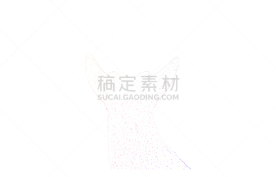 彩虹,雄鹿,动物插画,背面视角,照相写实主义,食草动物,荧光色,平和,一个物体,红棕色马