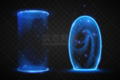 背景,蓝色,透明,巫术,活力,球体,螺线,不明飞行物,隧道,门