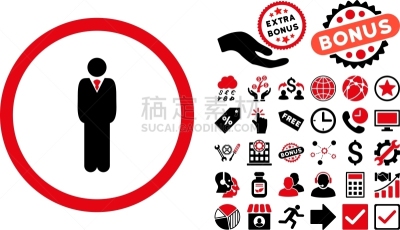 经理,计算机图标,平坦的,白色背景,男商人,男人,办公室职员,图像,奖励,合伙