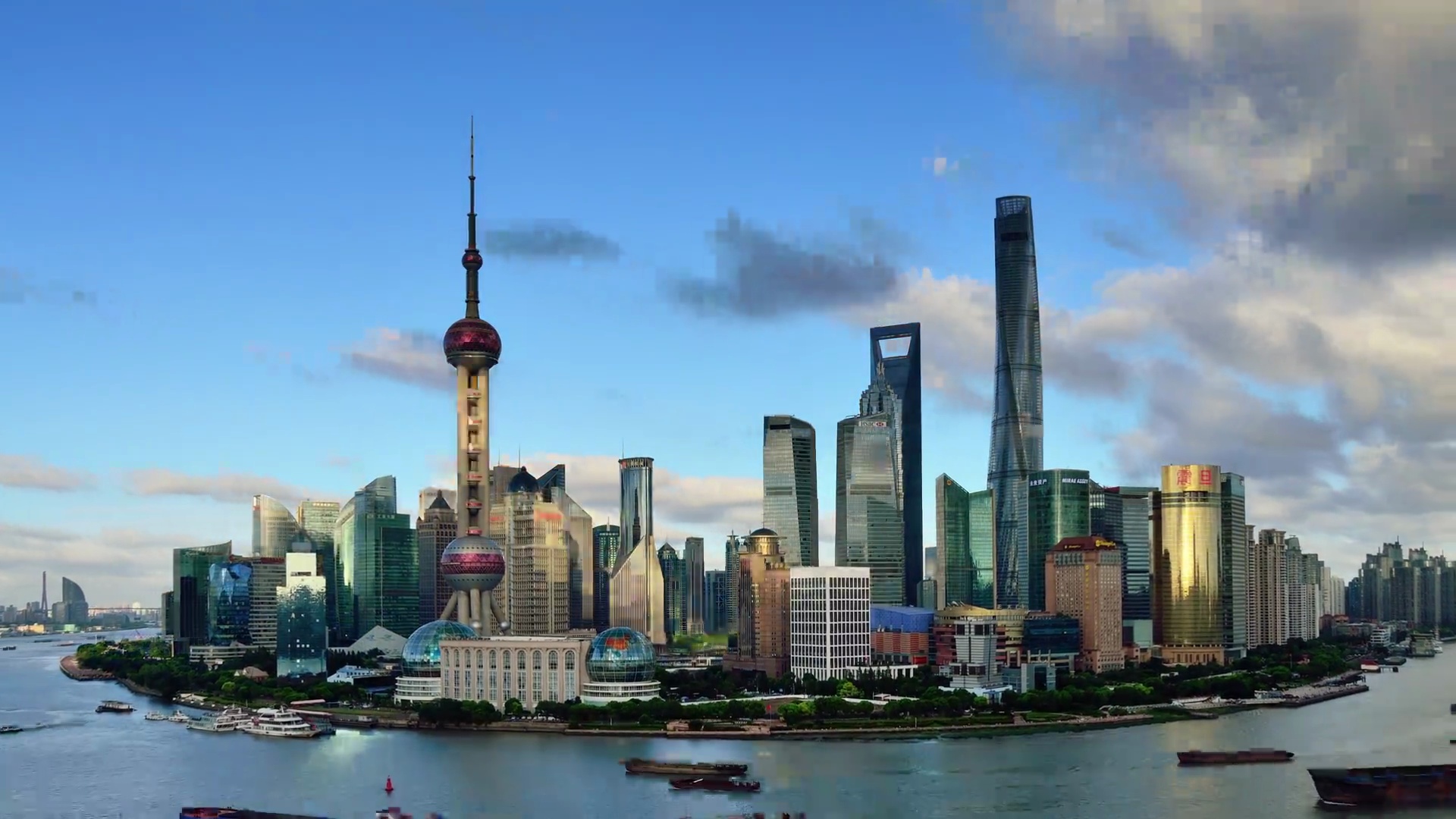   上海城市景观，中国