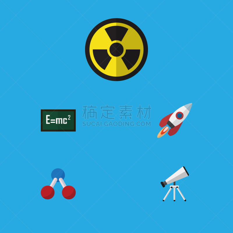 专门技术,平坦的,爱因斯坦,理论设计标签,黄色,健康保健,太空,迅速,电子