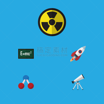 专门技术,平坦的,爱因斯坦,理论设计标签,黄色,健康保健,太空,迅速,电子